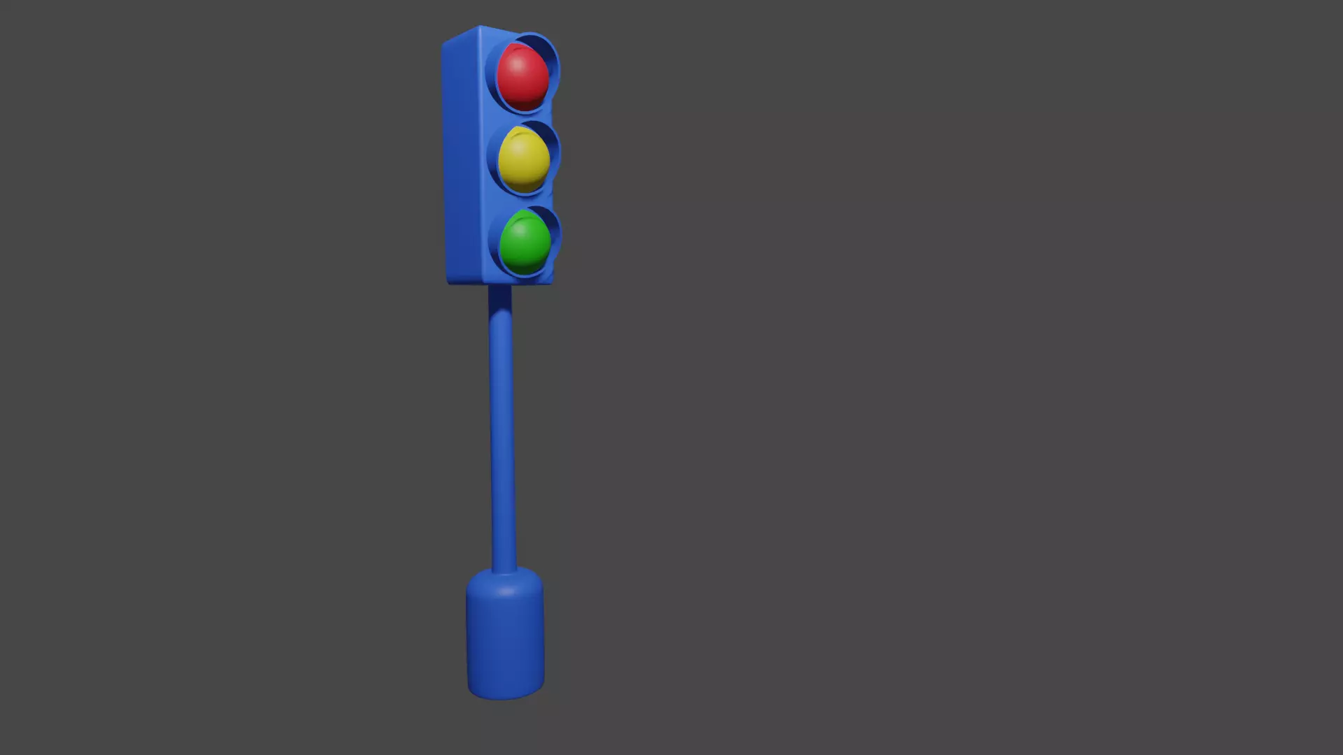 Traffic light Free low-poly 3D model