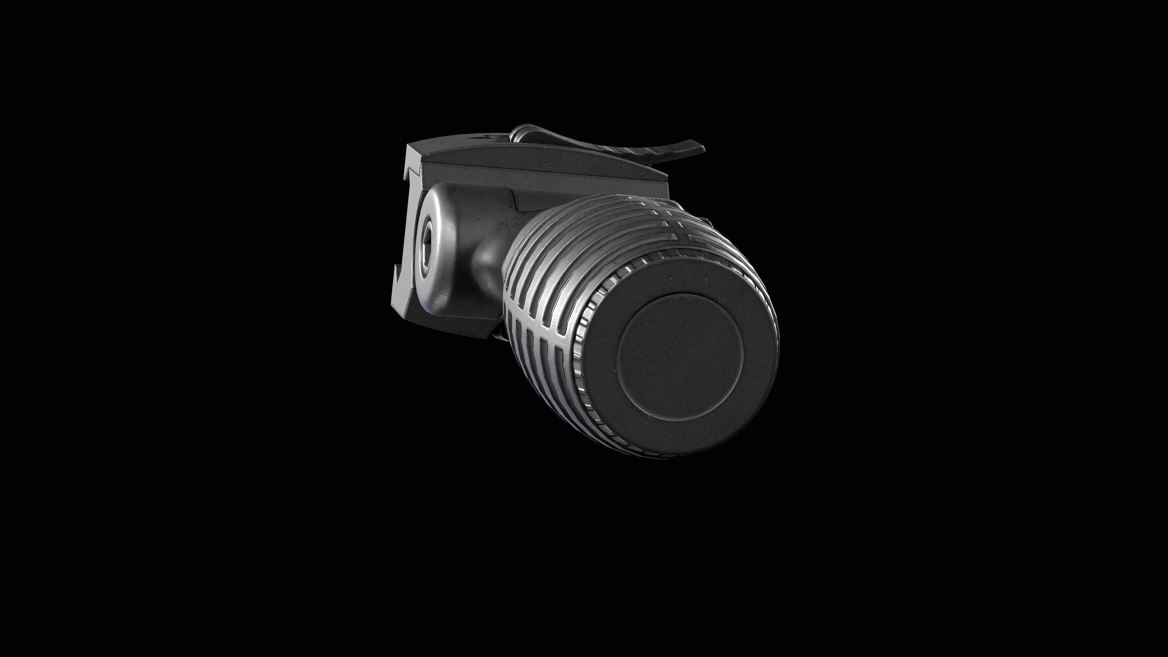 FAB DEFENSE T FS Tactical Horizontal Vertical Grip Low-poly 3D model_12