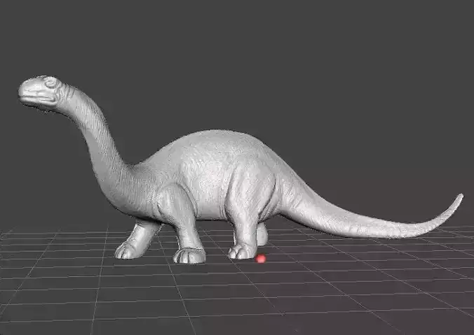 BRONTOSAURUS 70S VINTAGE TOY FIGURE MODEL FOR KIDS DINOSAUR RPG 3D print model