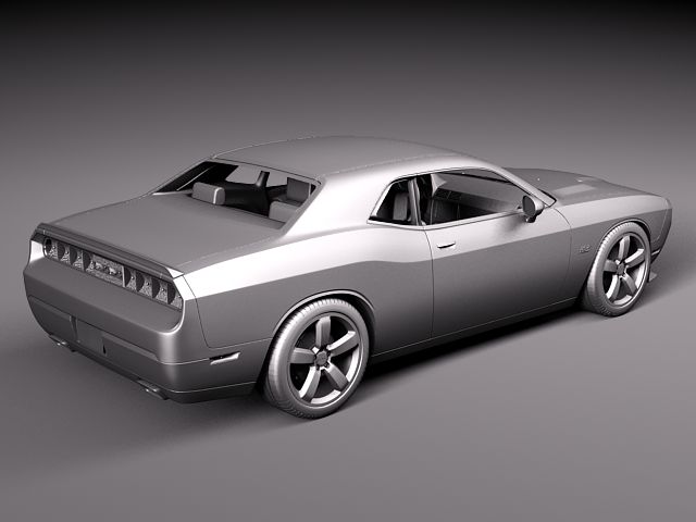 Dodge Challenger SRT8 3 3D model_9