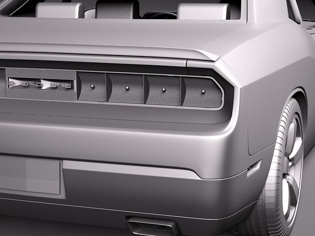 Dodge Challenger SRT8 3 3D model_10