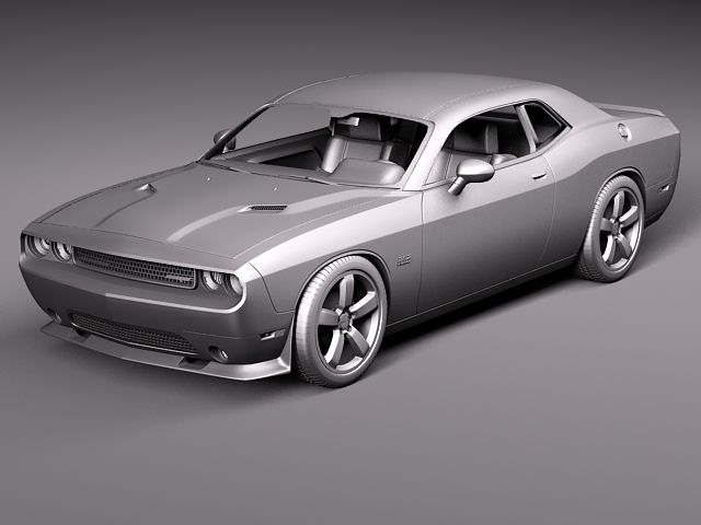 Dodge Challenger SRT8 3 3D model_12