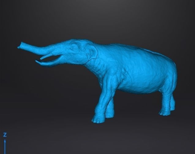 PLATYBELODON FIGURE MINIATURE MODEL CREATURE MONSTER DND RPG 3D print model_9
