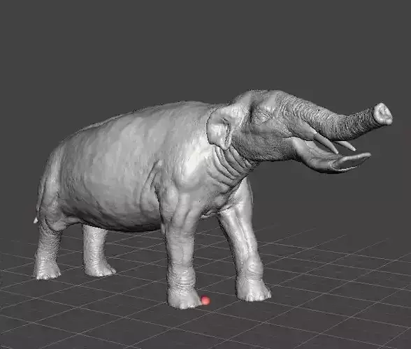 PLATYBELODON FIGURE MINIATURE MODEL CREATURE MONSTER DND RPG