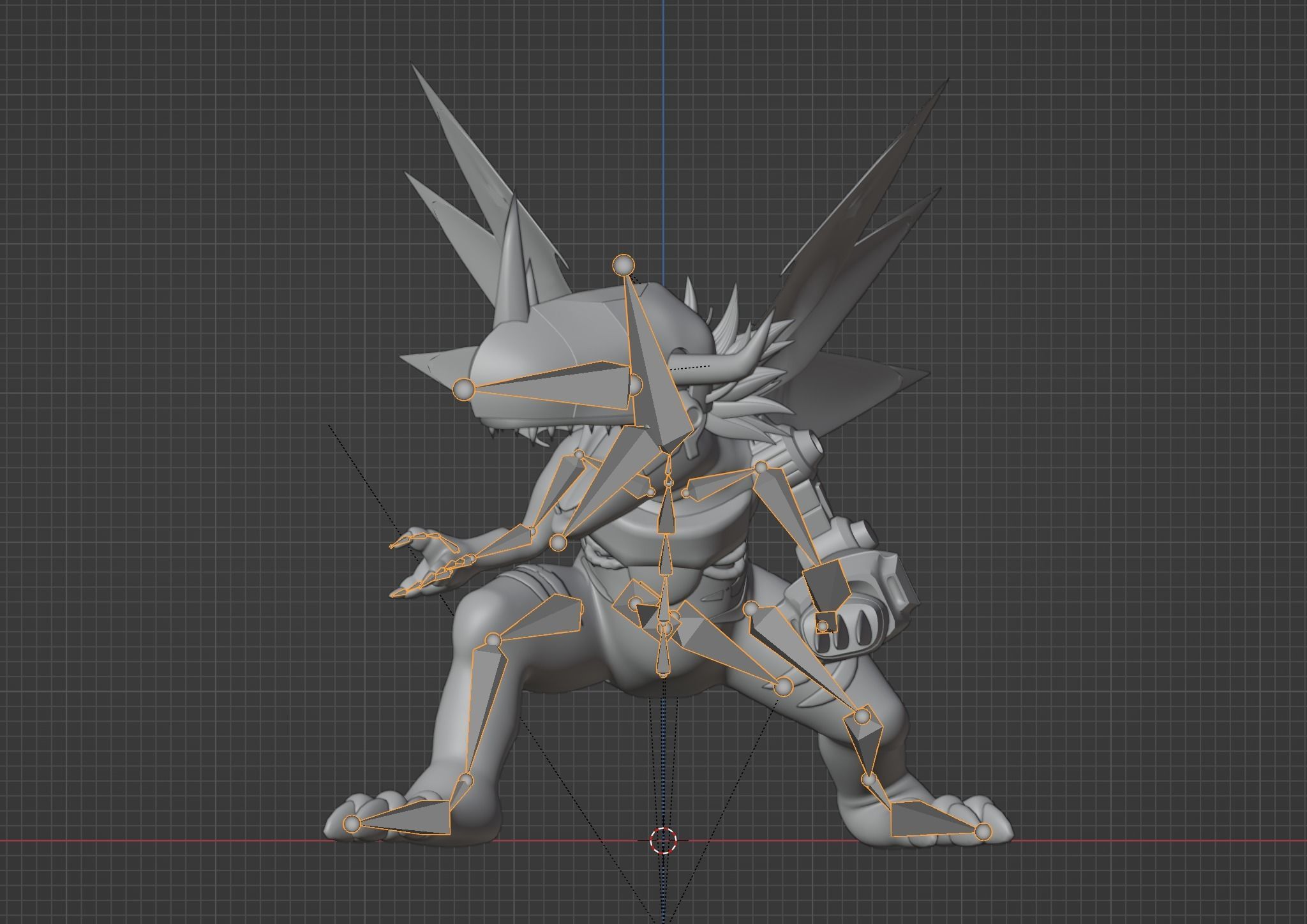 MetalGreymon - Digimon 3D model_14