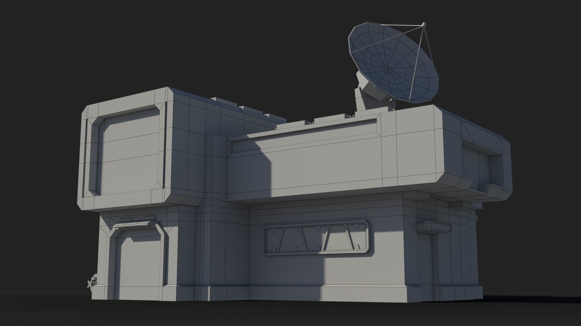 Sci-Fi Industrial x13 Low-poly 3D model_5