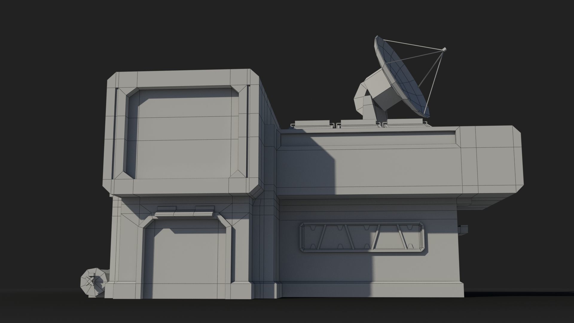 Sci-Fi Industrial x13 Low-poly 3D model_6