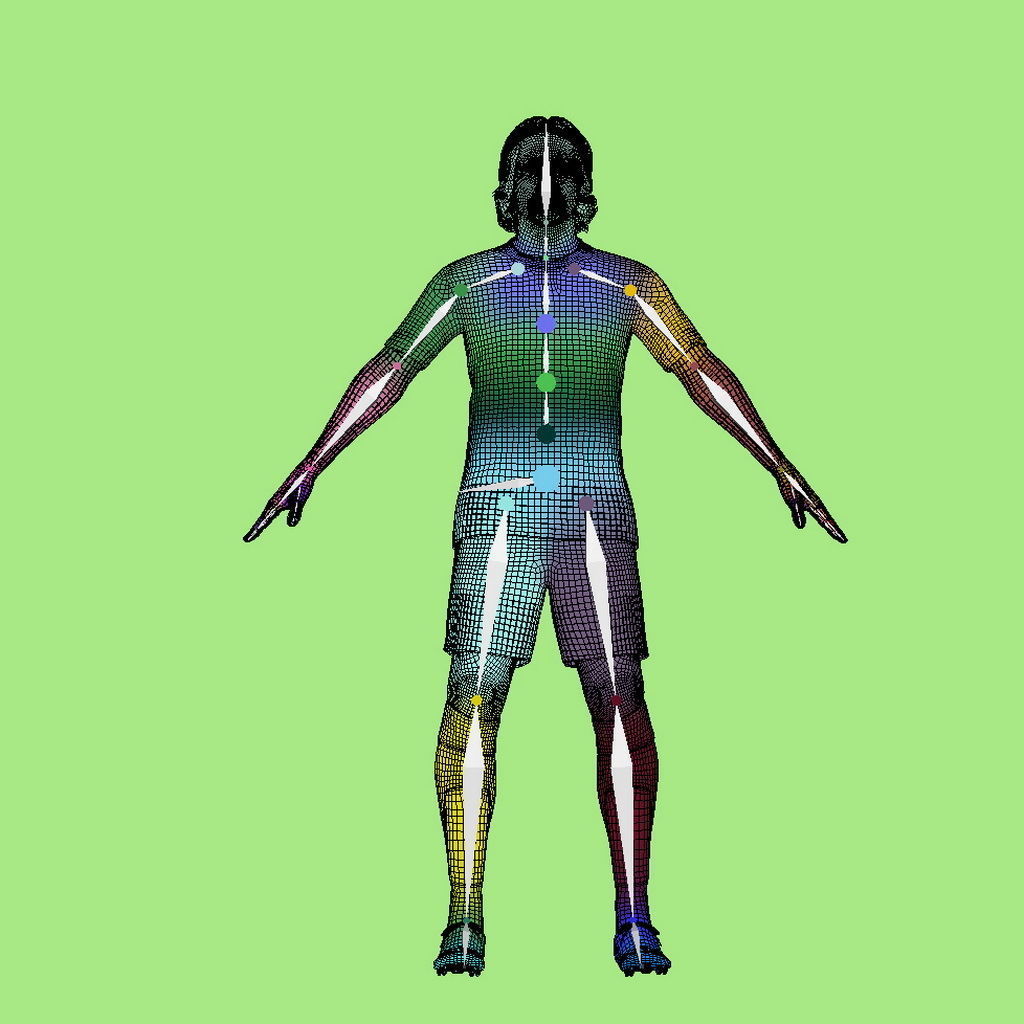 T-Pose Rigged Modric Real Madrid 23-24 3D model_6