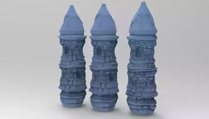 Blackstar Winter stylised tower 