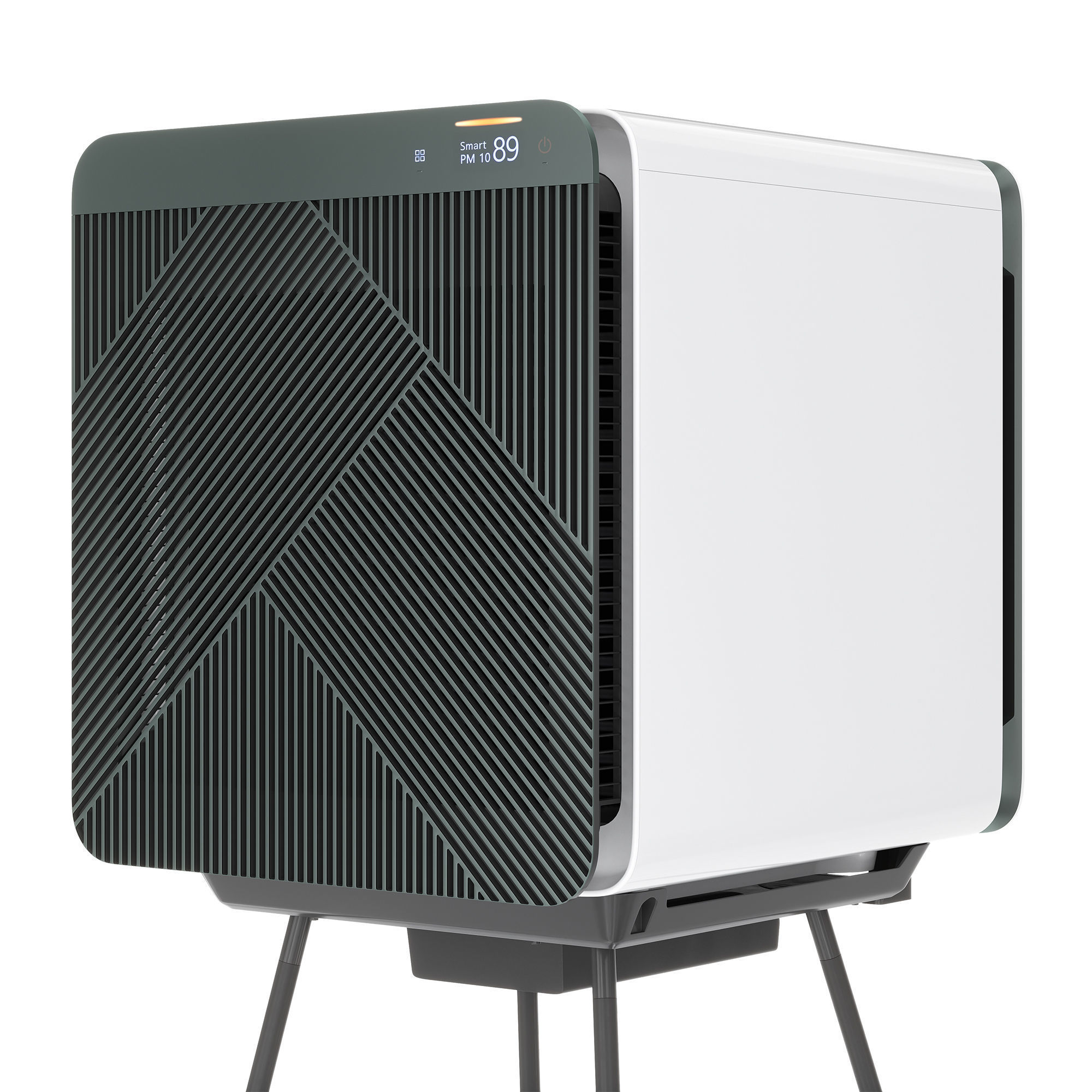 Samsung Bespoke cube air small and Stand 3D model_4