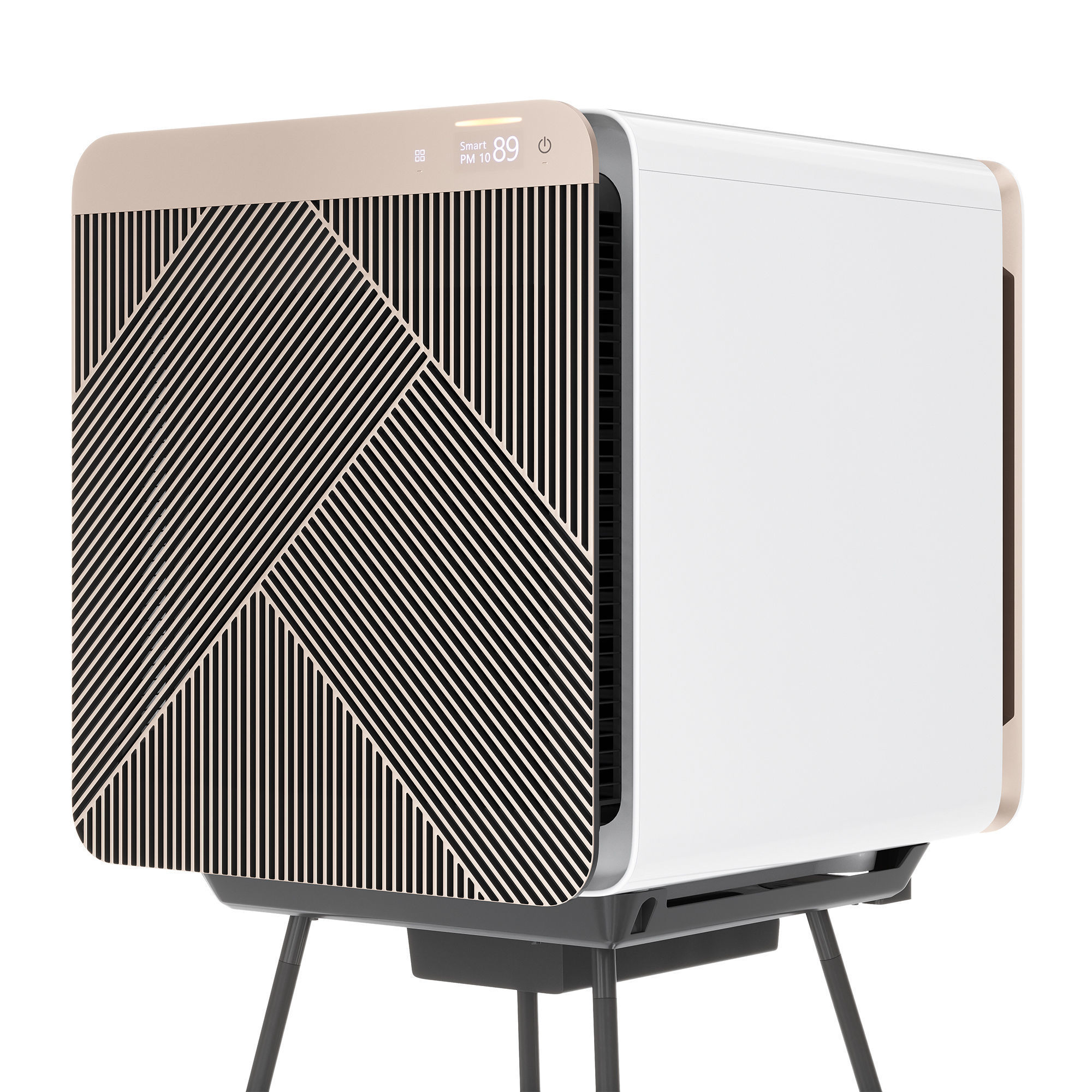 Samsung Bespoke cube air small and Stand 3D model_2