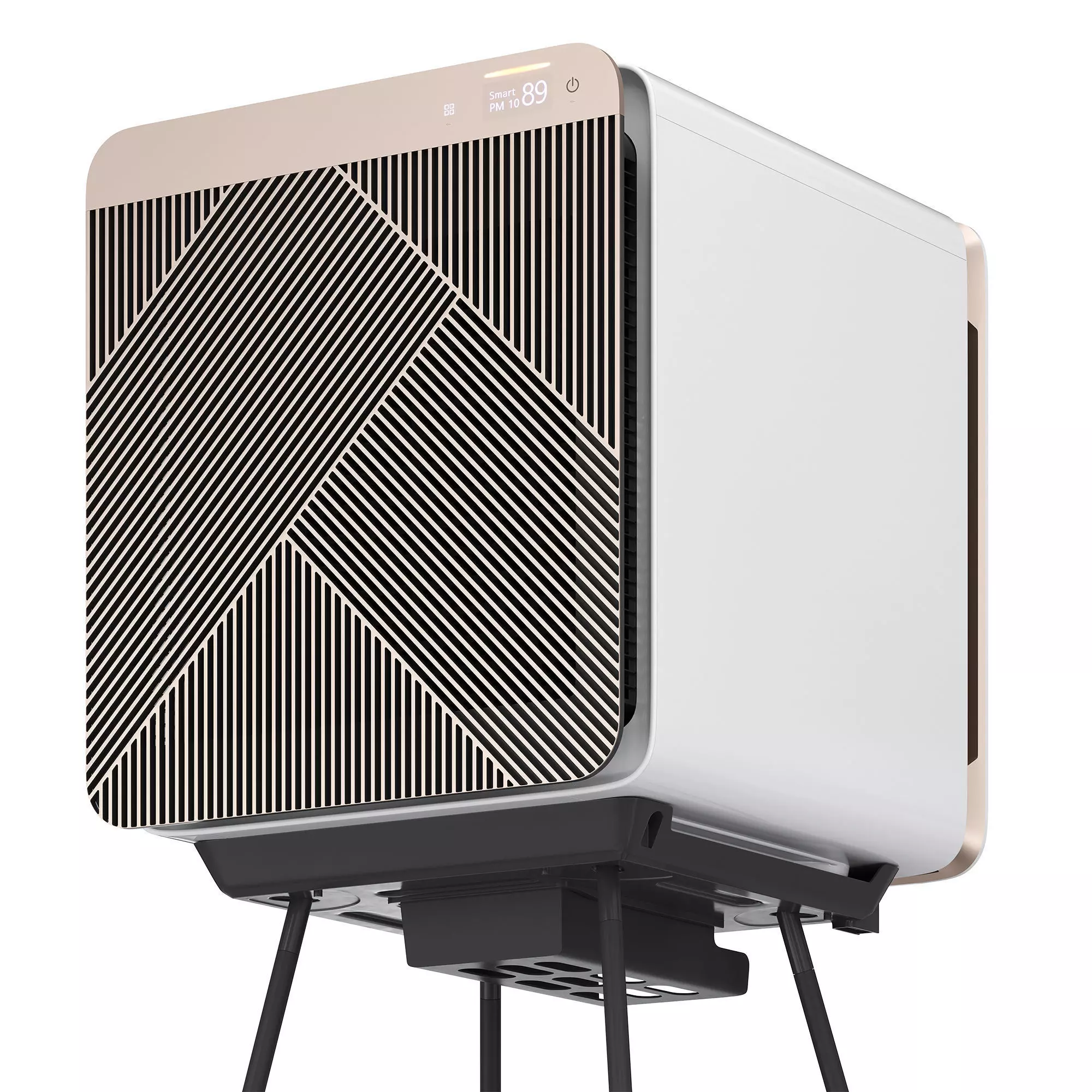 Samsung Bespoke cube air small and Stand 3D model_0