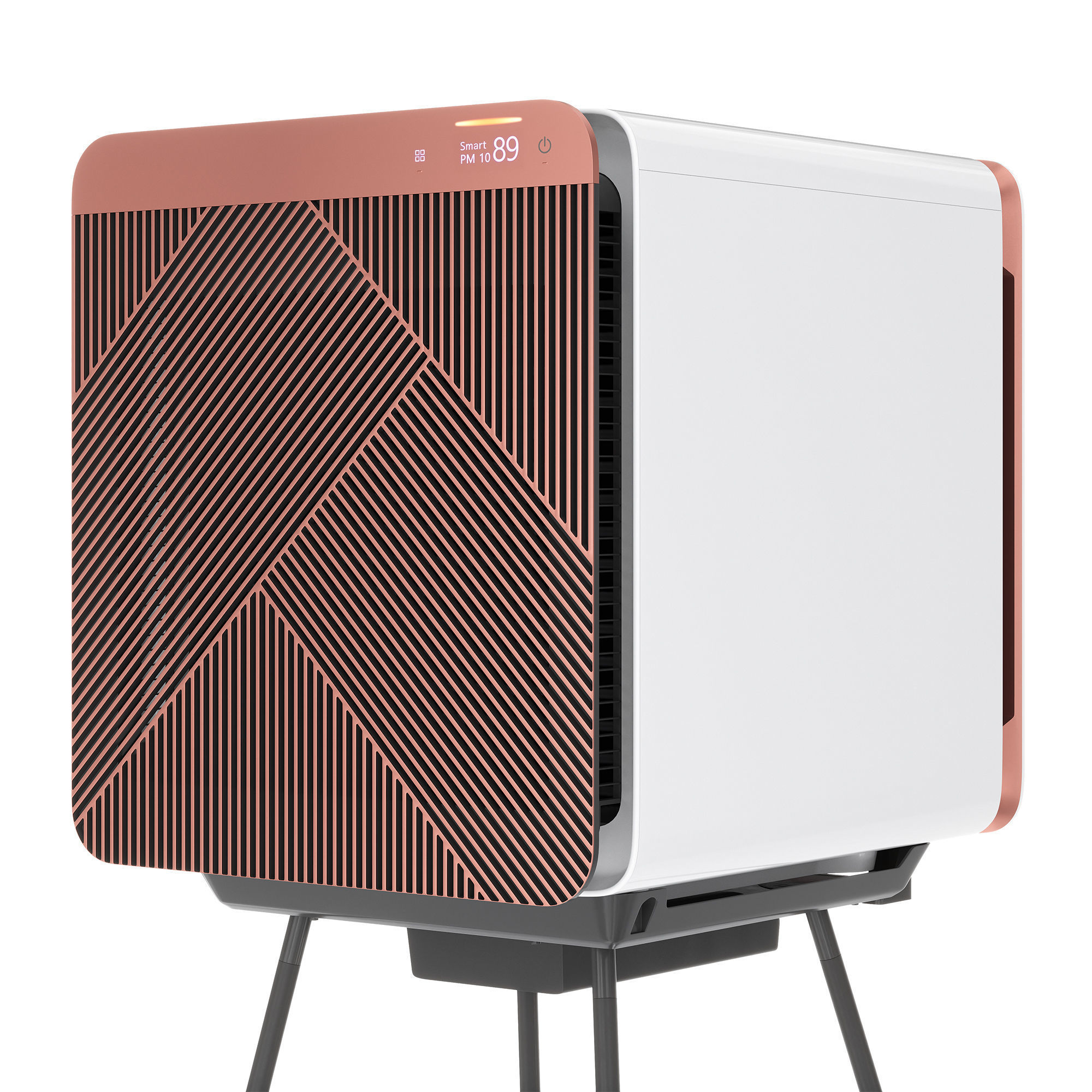 Samsung Bespoke cube air small and Stand 3D model_3