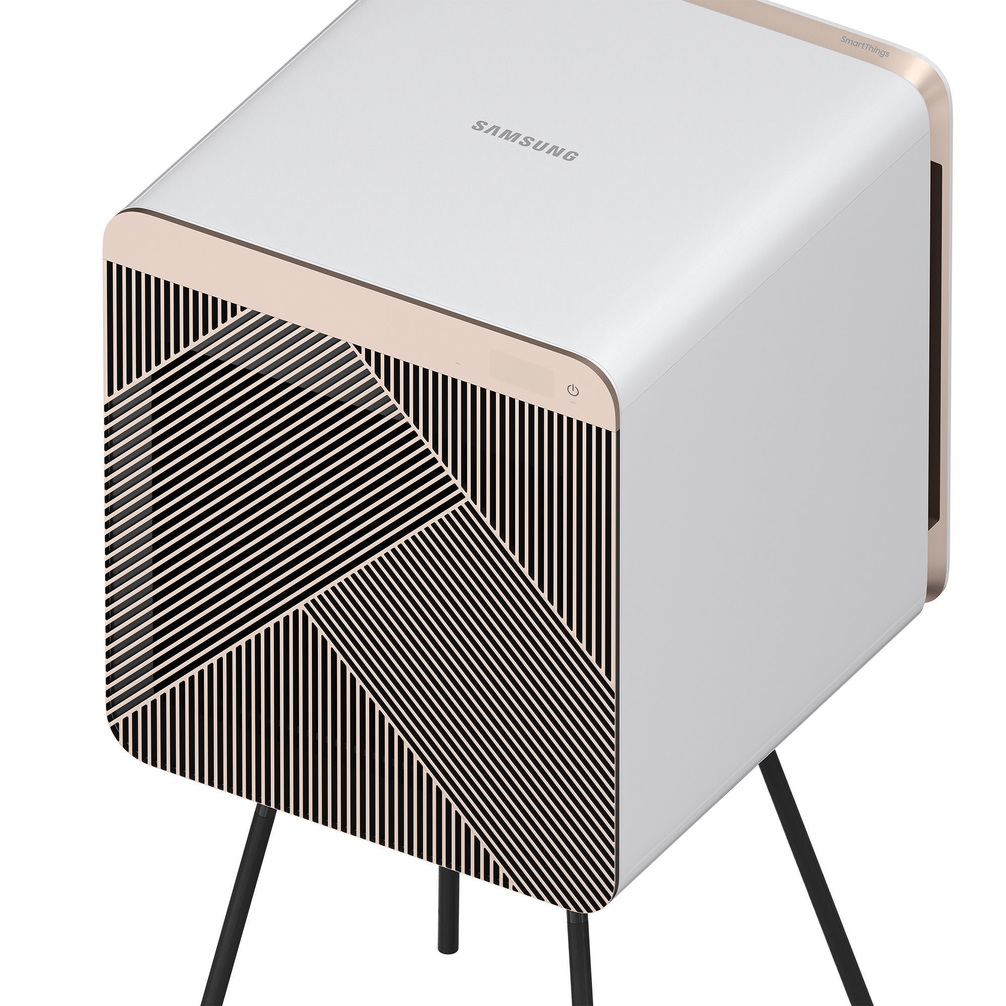 Samsung Bespoke cube air small and Stand 3D model_8