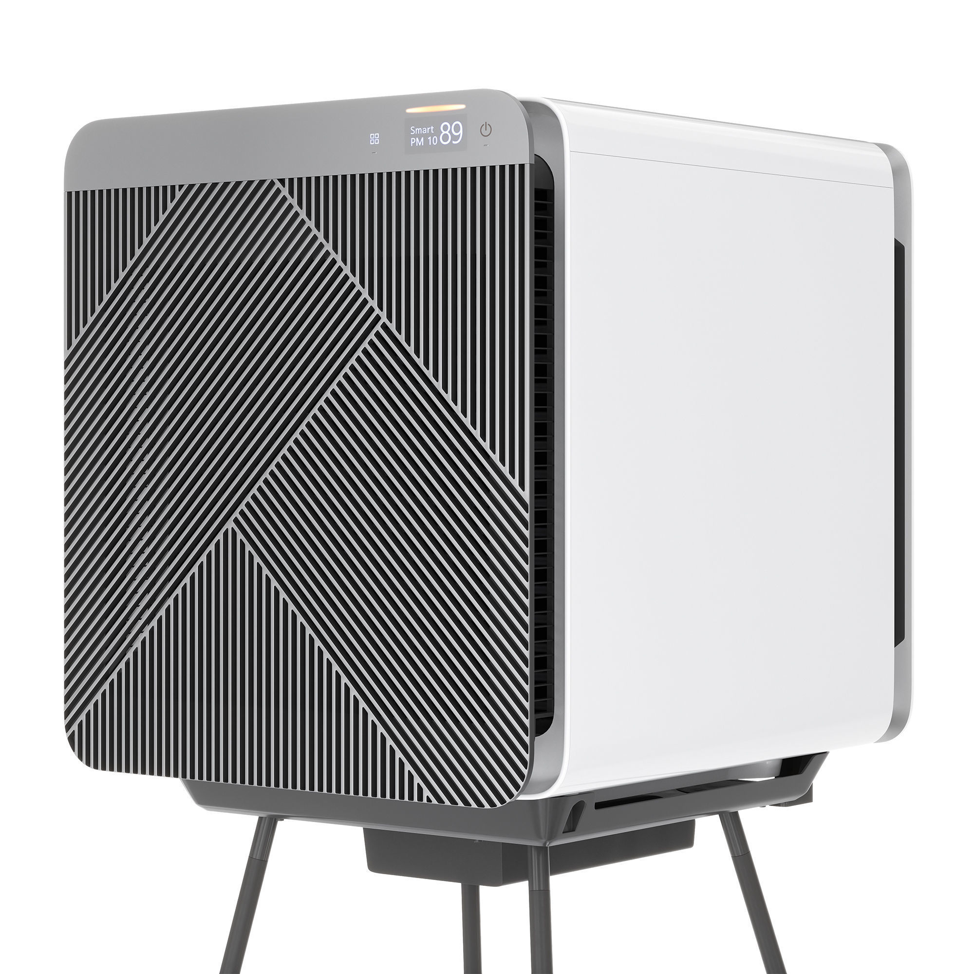 Samsung Bespoke cube air small and Stand 3D model_5