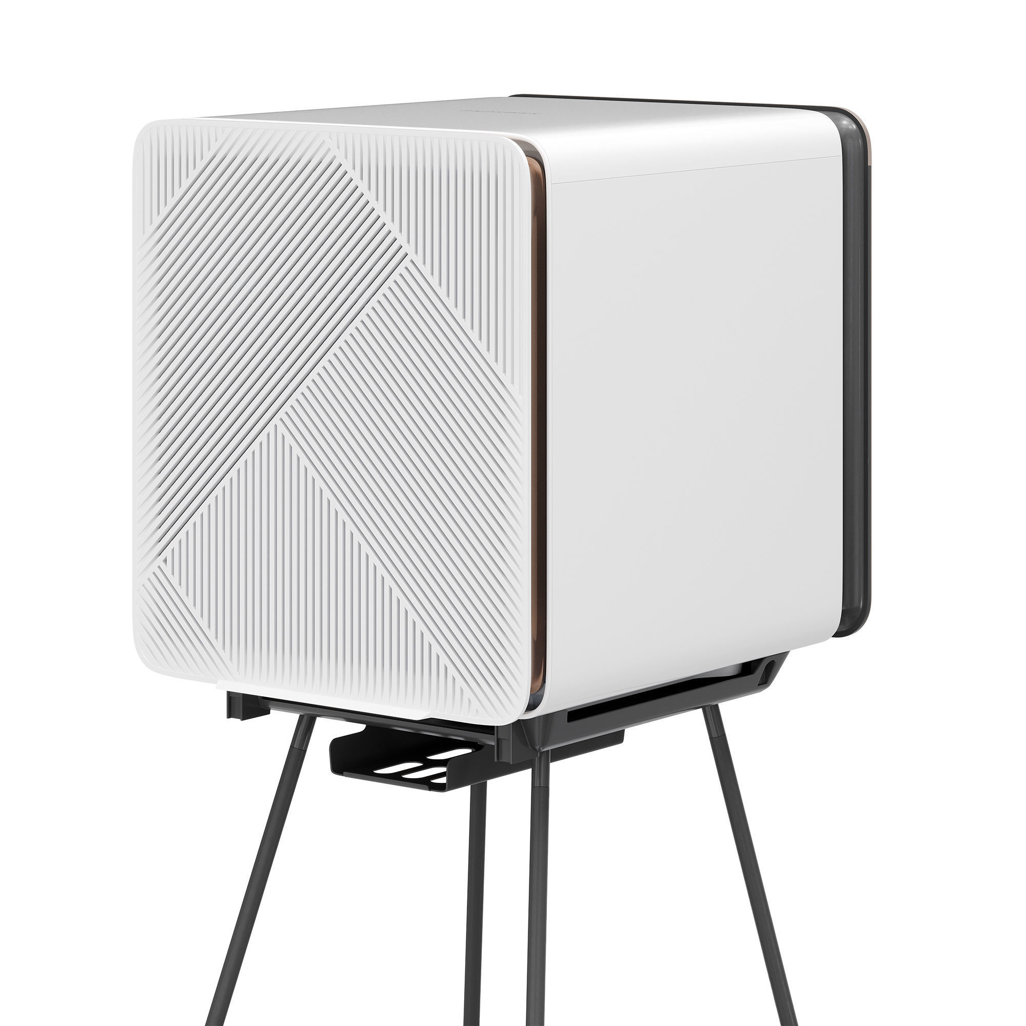 Samsung Bespoke cube air small and Stand 3D model_9