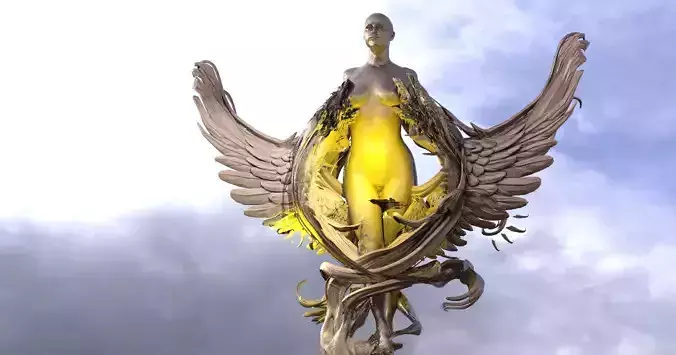 Dantes Queen Lust ascension statue 