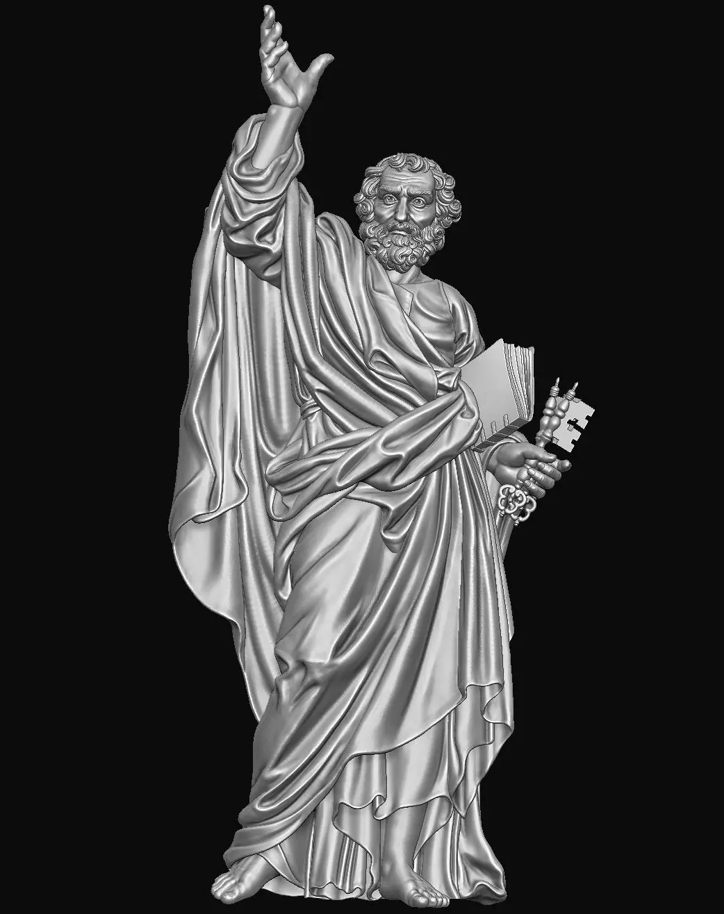 Saint Peter Relief 3D print model