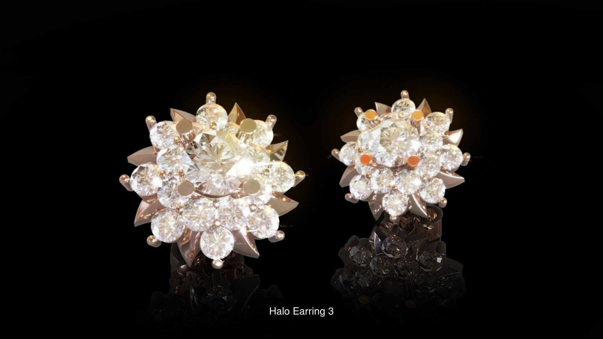 STL 3DM Earring Collection 2 _15