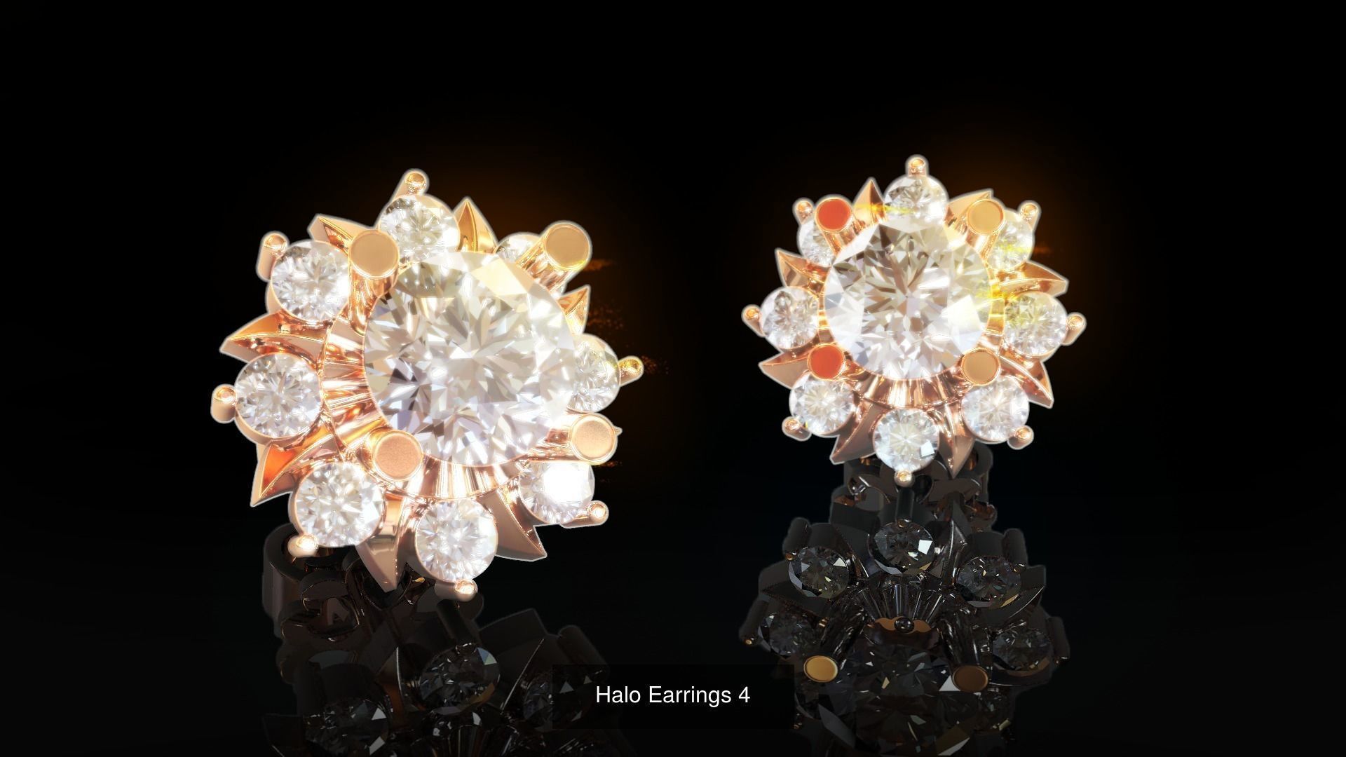 STL 3DM Earring Collection 2 _16