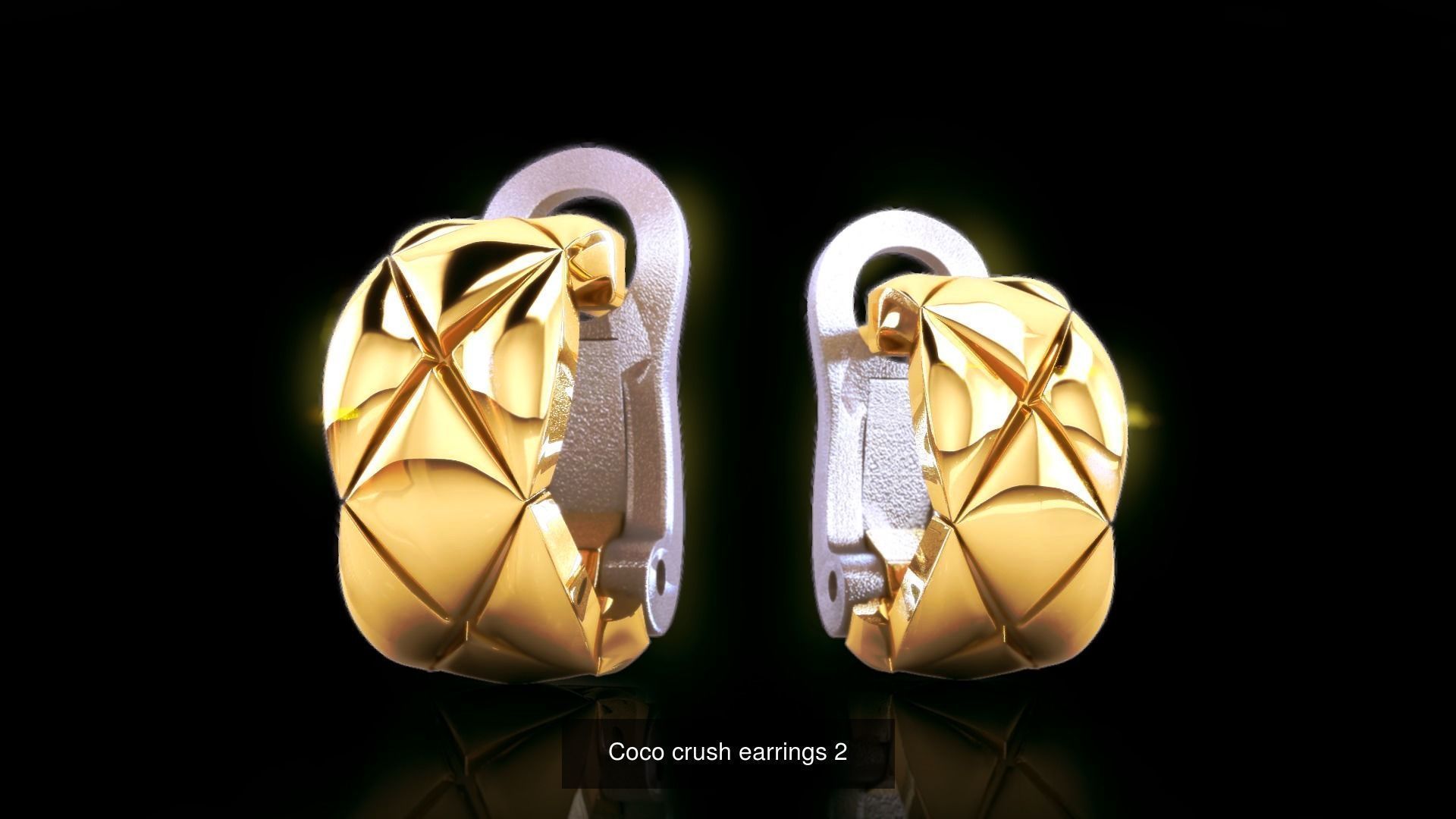 STL 3DM Earring Collection 2 _7