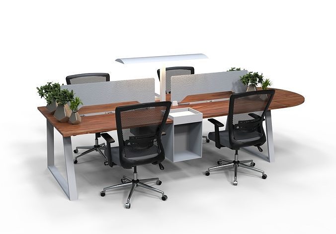 Office desk 3D model