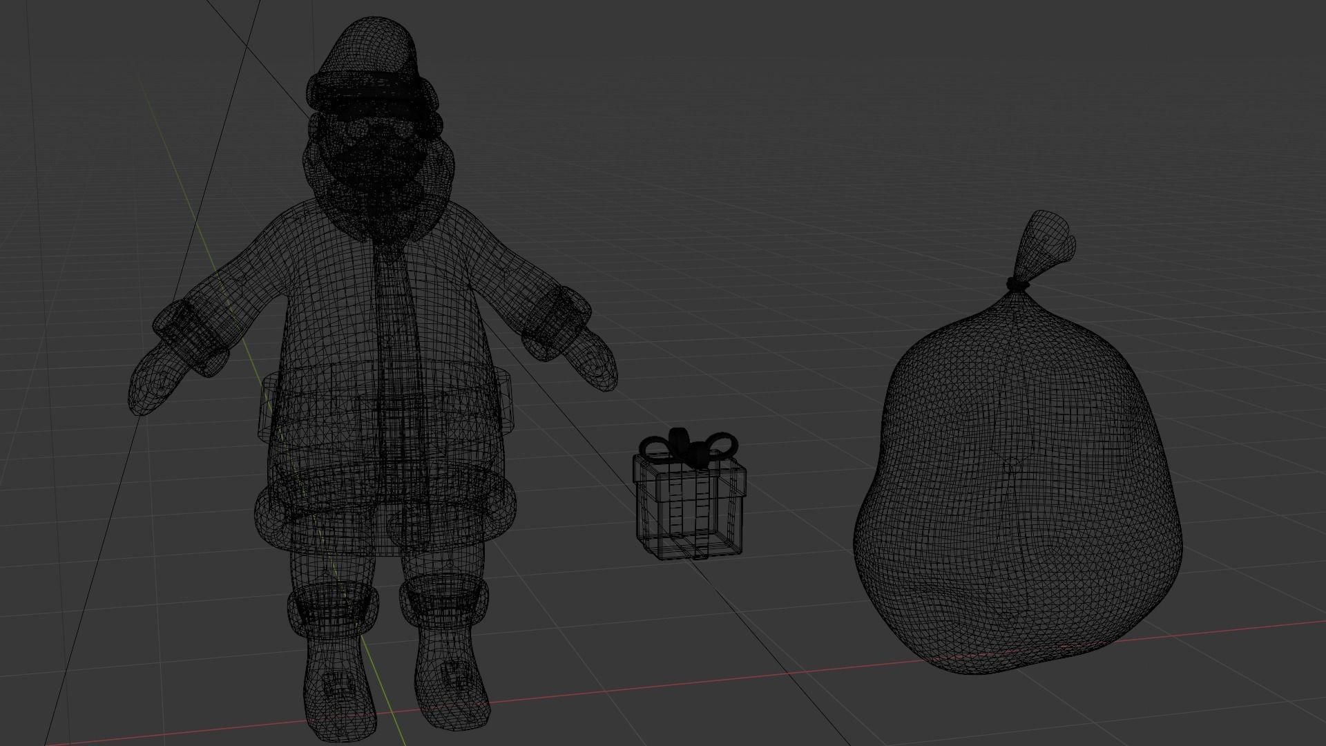 Santa Claus Rigged Free 3D model_9