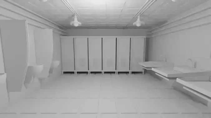 Restroom Wc - No Material