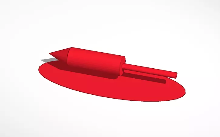 firecracker paint roller Free 3D print model_0