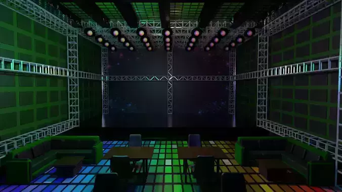 Nightclub Disco interior