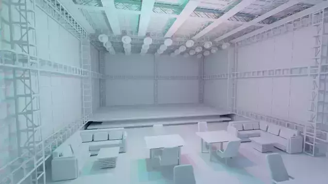 Nightclub Disco interior - Na Material
