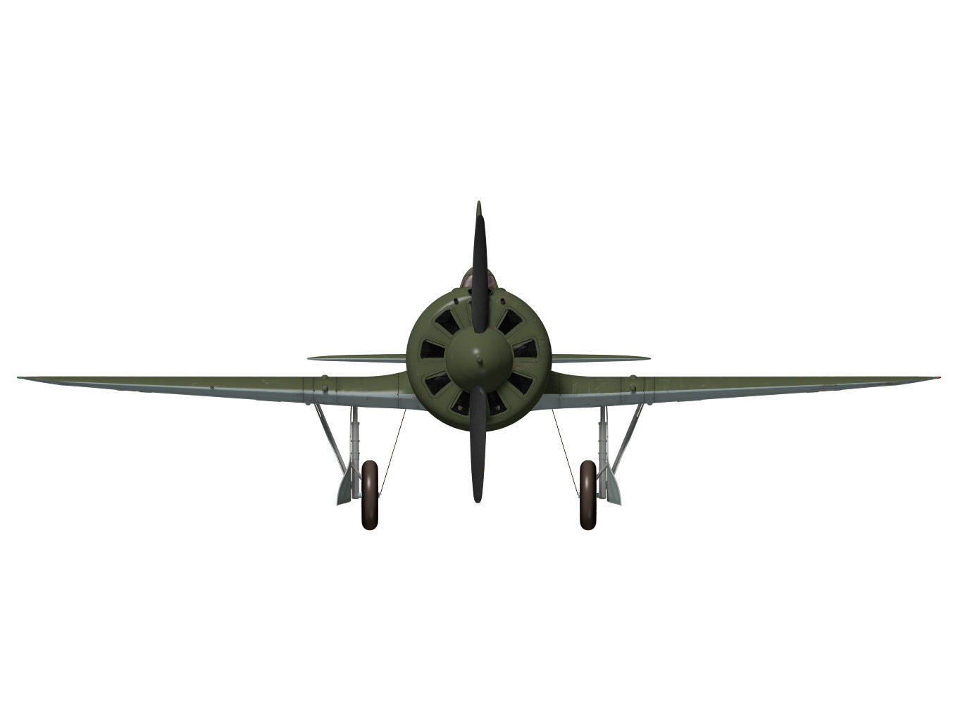 Jouet Avion Vintage Playme SA 123 – Polikarpov I-16 RATA Aluminium – Années 70