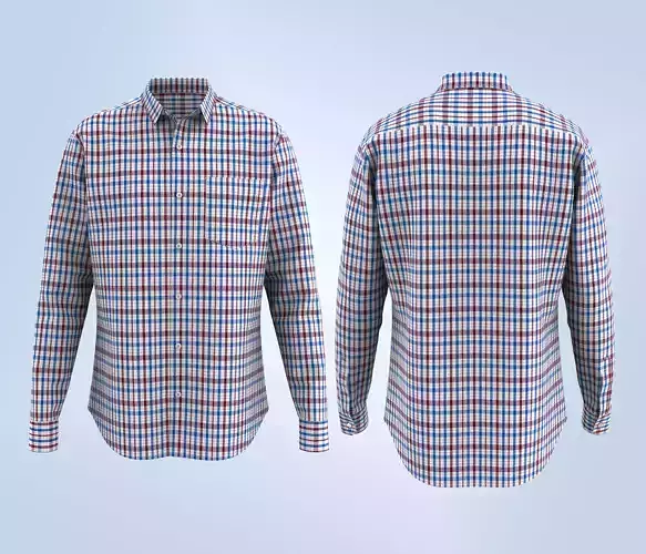  Men Full Sleeve Apparel Checked Shirt