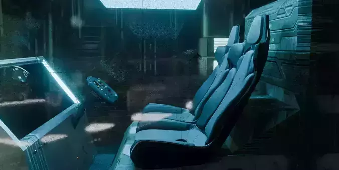 Future Fly-Craft Vehicle 3D model Future Fly-Craft Vehicle 3D model