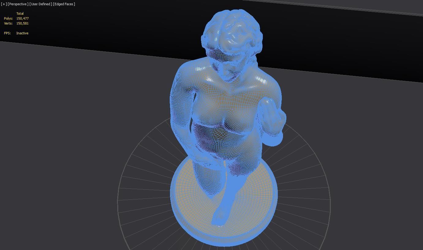 Aphrodite Statue 3D model_3