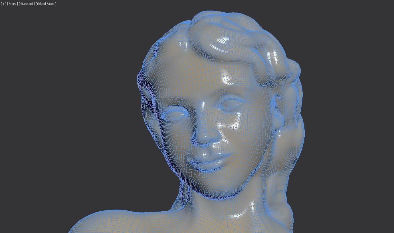 Aphrodite Statue 3D model_4