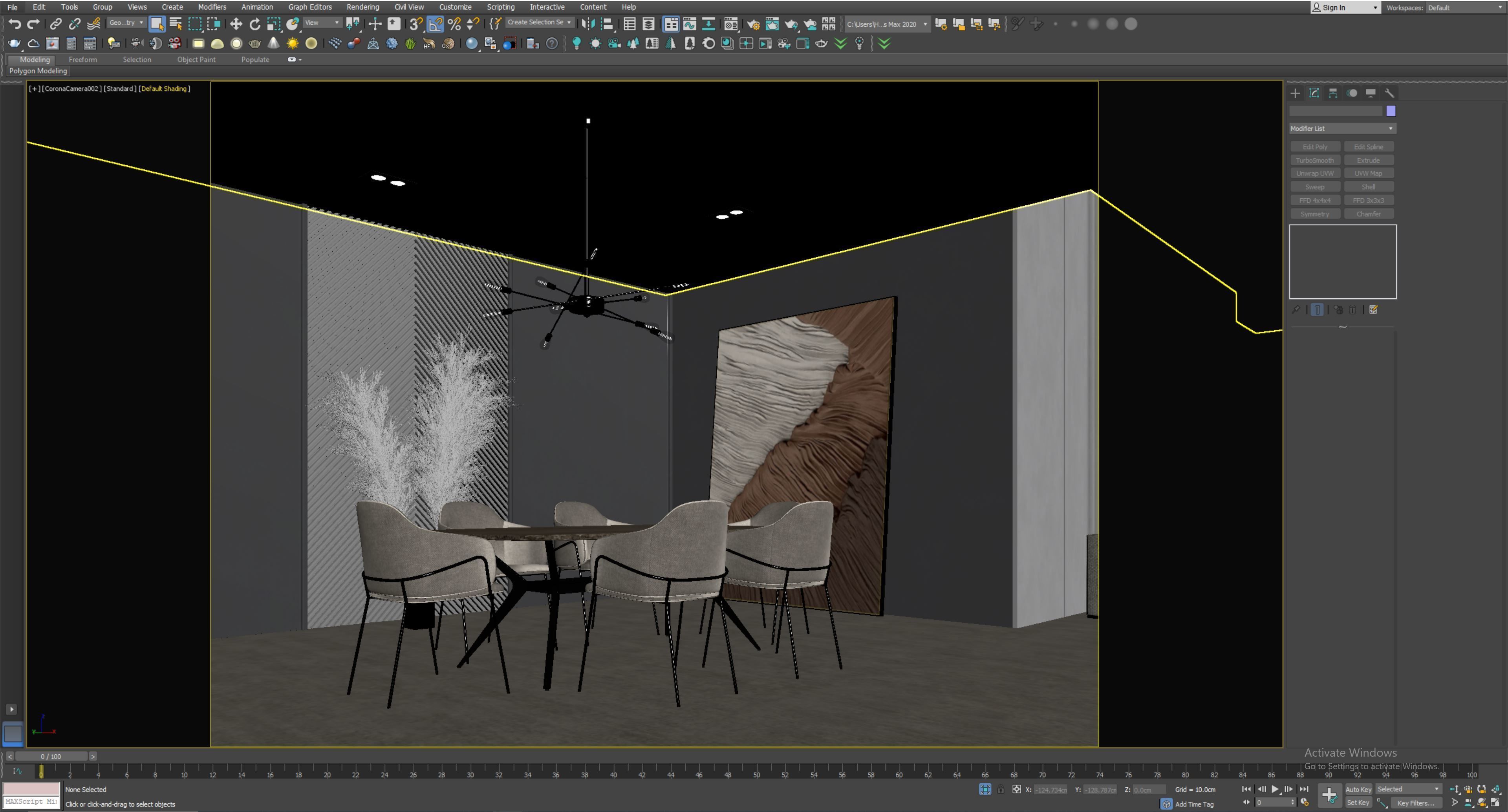 interior living room scene 29 3D model_9