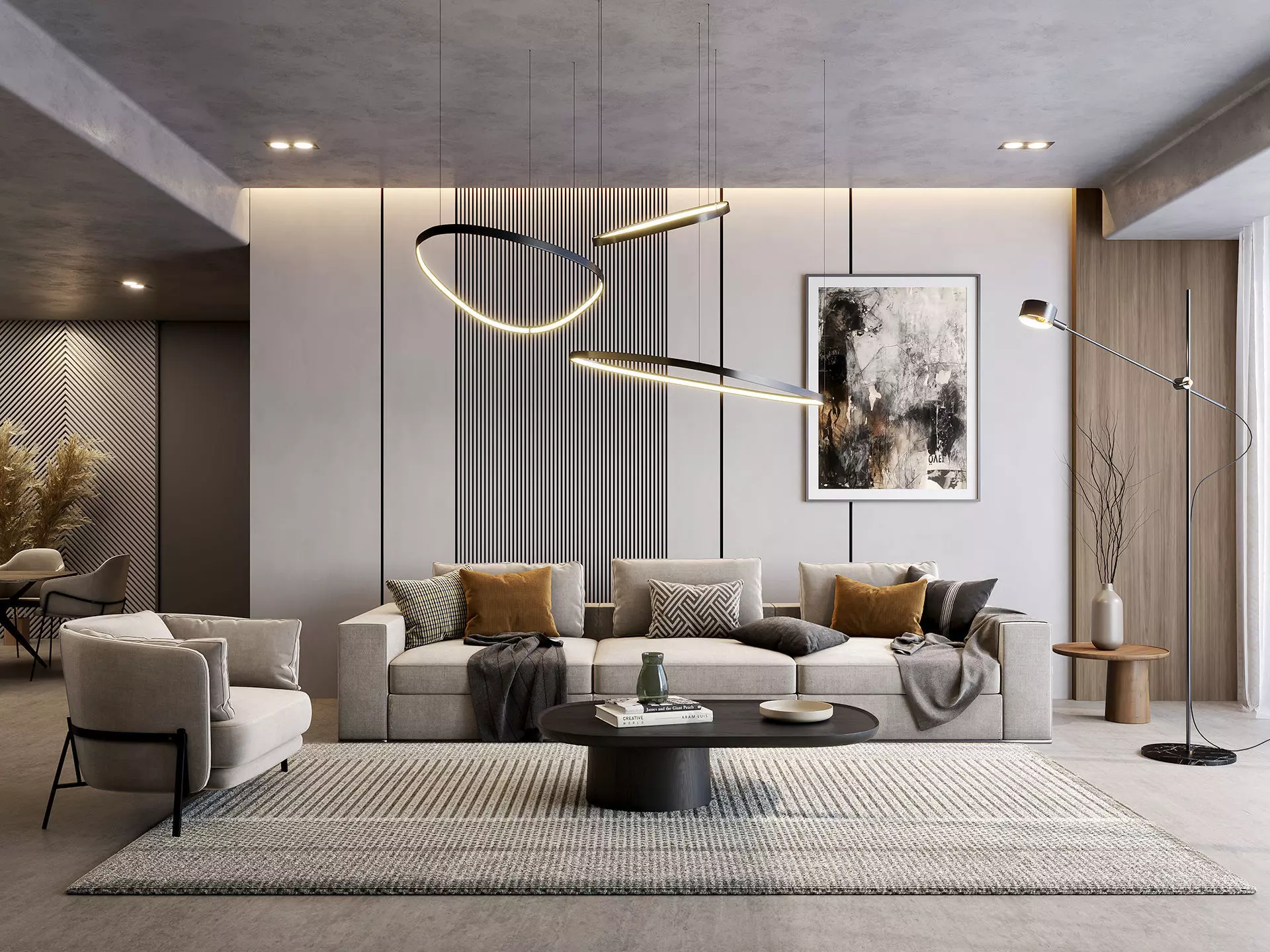 interior living room scene 29 3D model_0