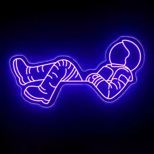 Astronaut Neon Sign