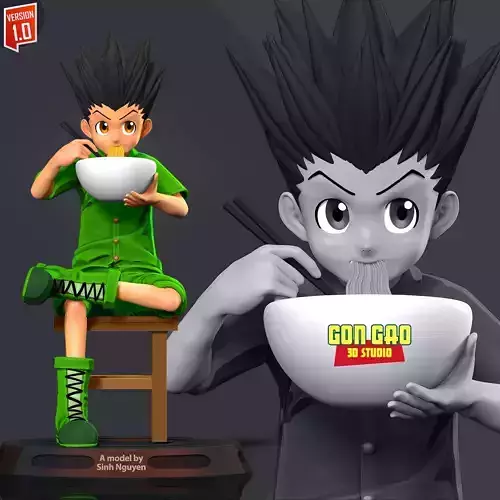 Lunch with Gon Freecss 3D print model