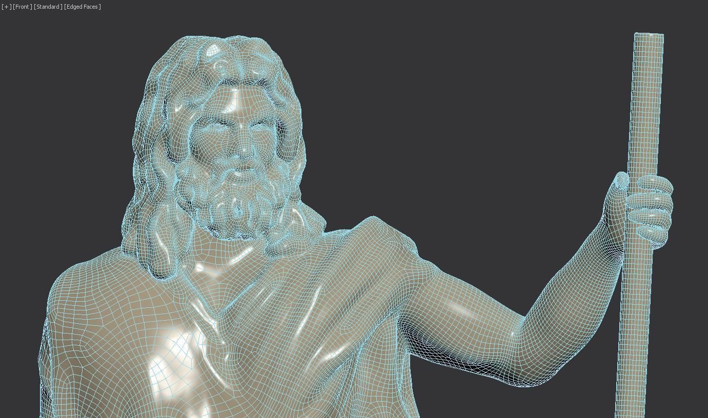 Hades Statue 3D model_4