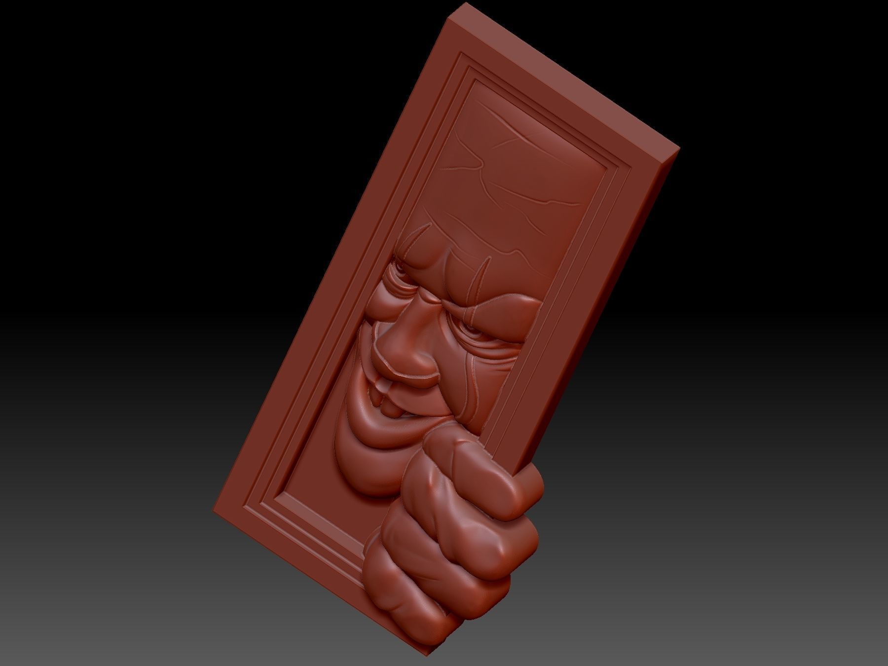 Book stand 3D print model_4