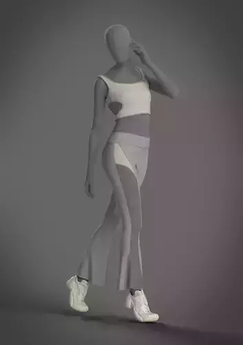High quality 3D model ACTIVE WEAR 005 FOR WOMEN