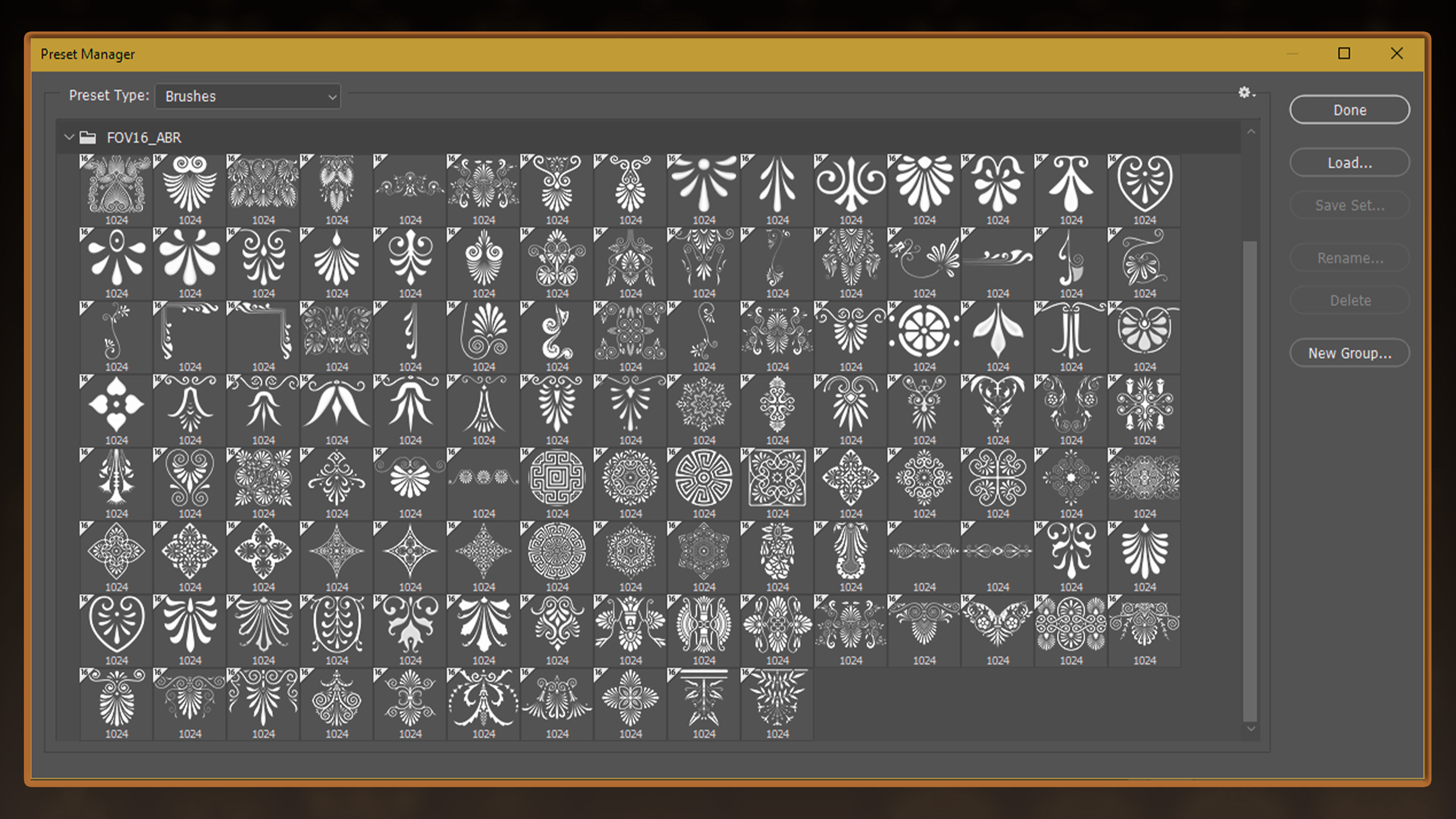 115 Greek ornament 3Dmodel brush and alpha vol 16 3D model_16