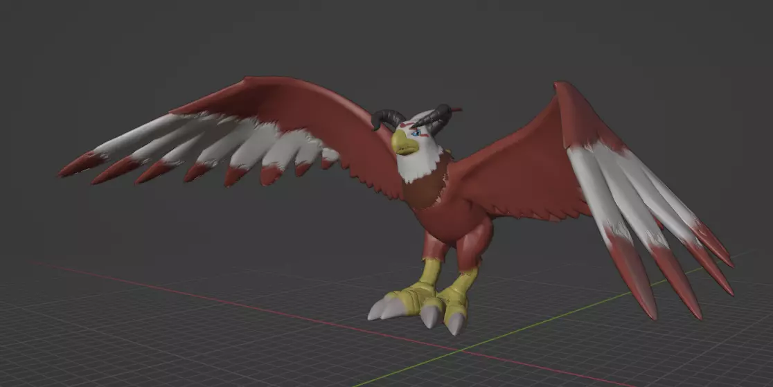 aquilamon 3D print model