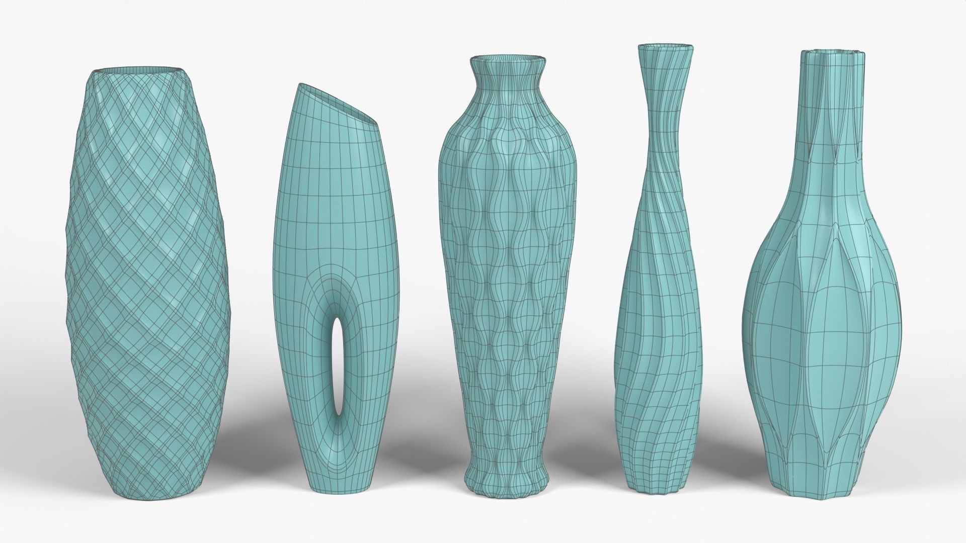 Vase Pack 3D model_5