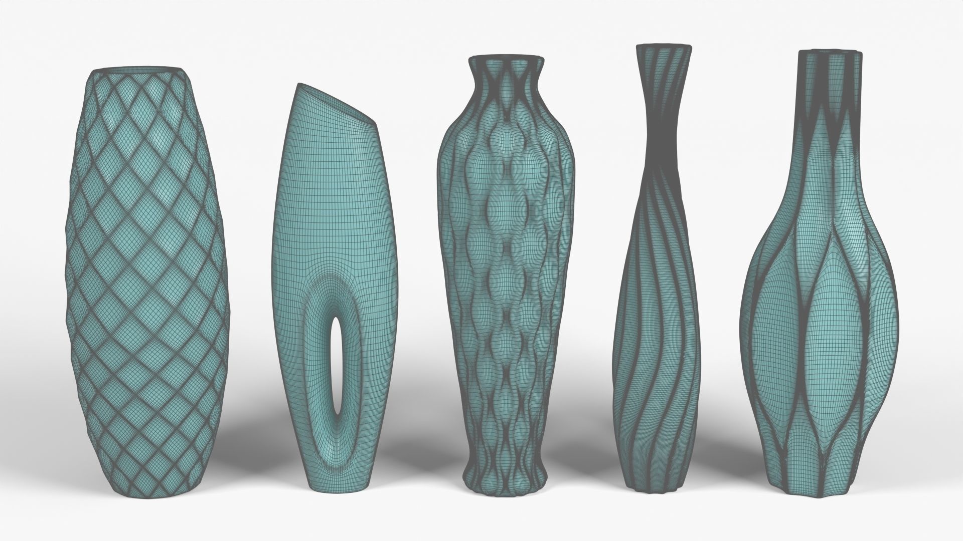 Vase Pack 3D model_6