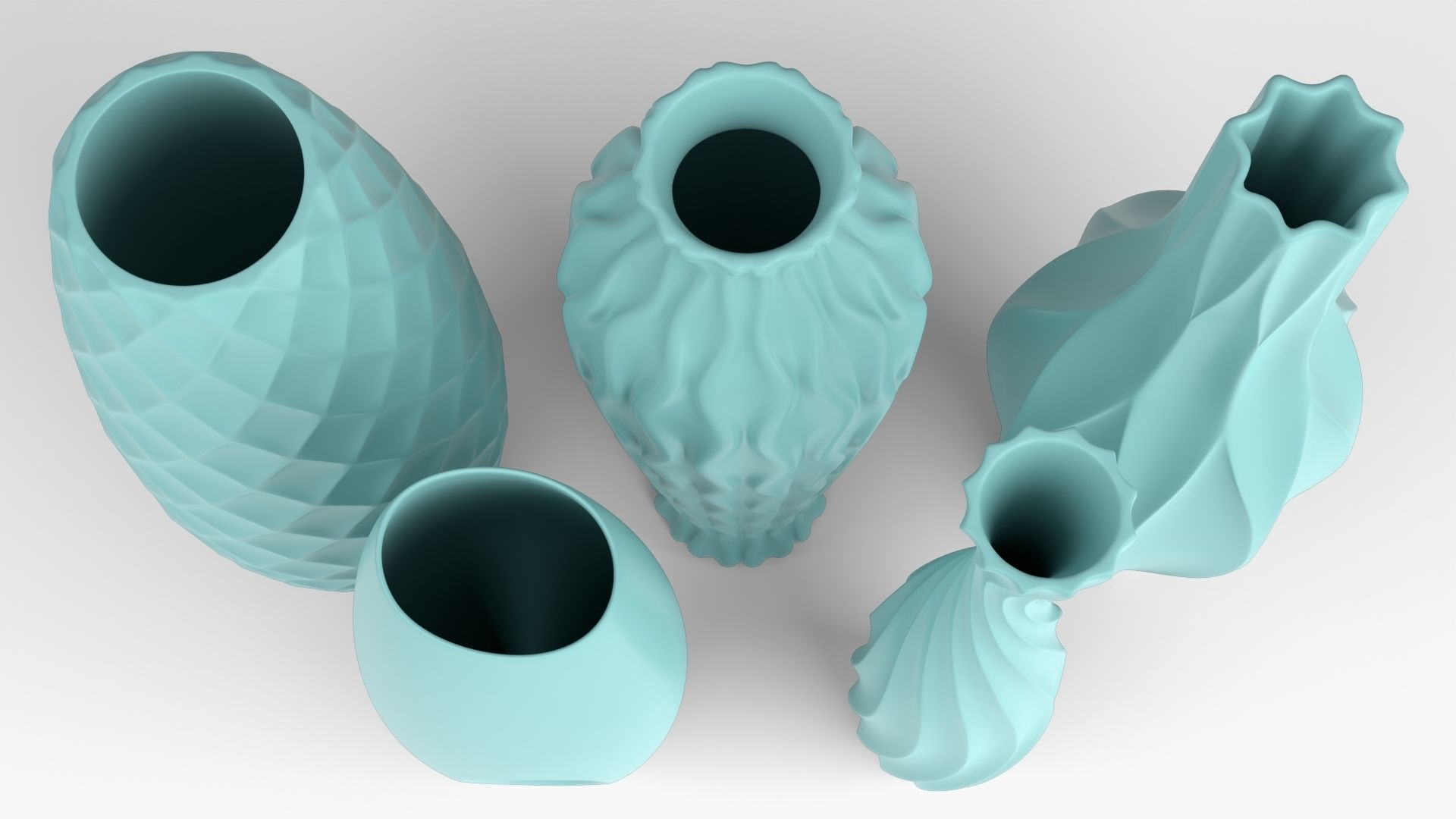 Vase Pack 3D model_2