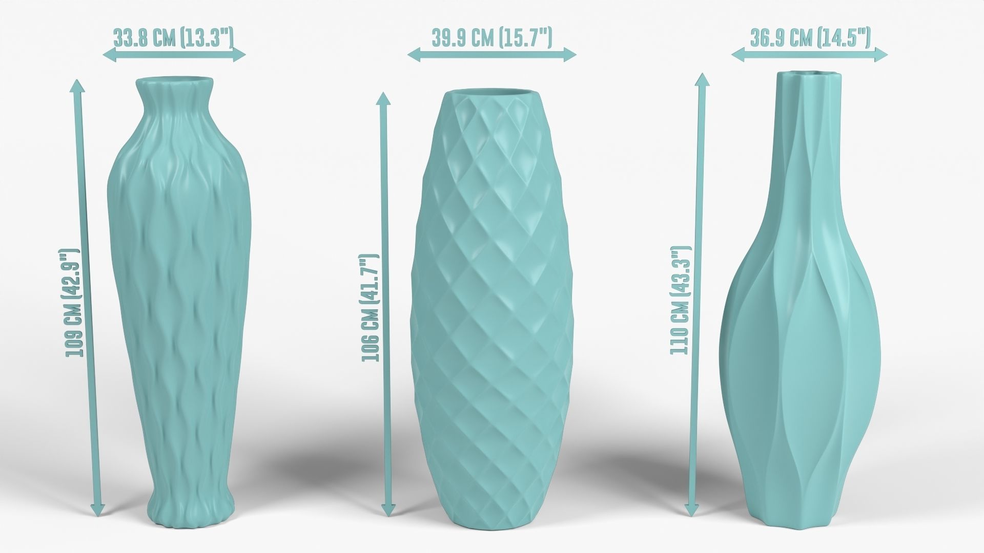 Vase Pack 3D model_3