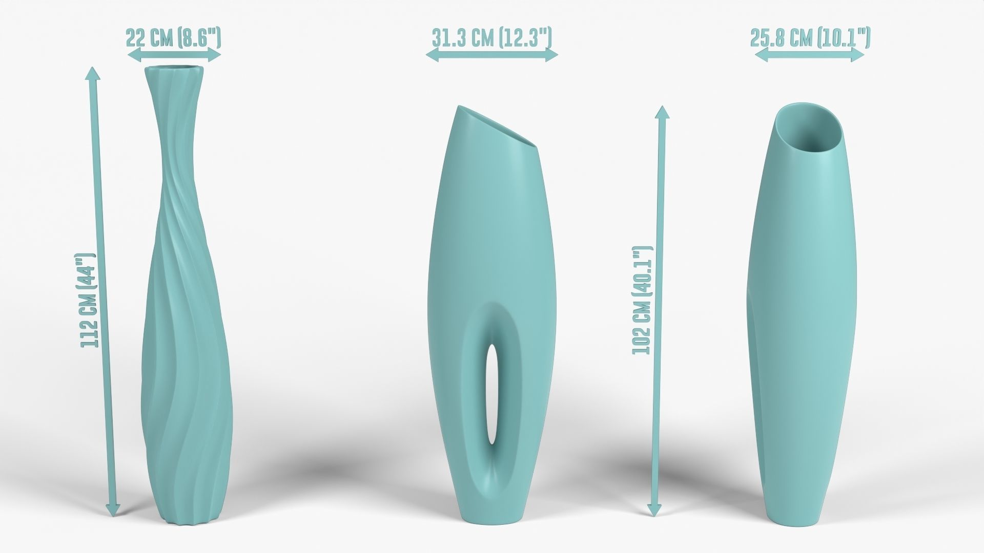 Vase Pack 3D model_4